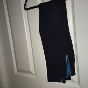 leggings with zipper bottoms